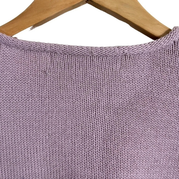 Architect Wool Blend Full Zip Sweater Medium Colorful Geometric Striped Knit Top - Picture 4 of 7